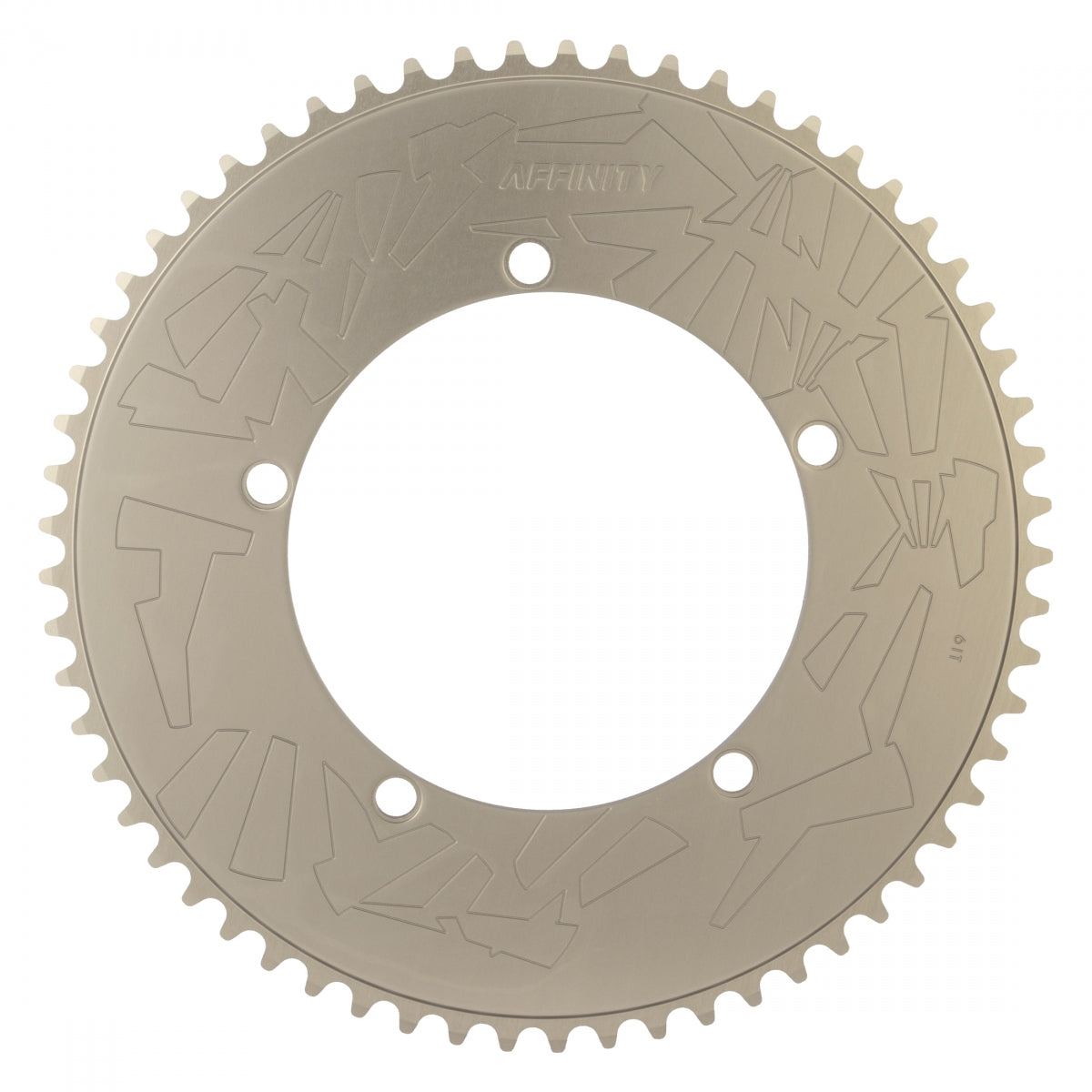 Chainring Affinity Pro 144Mm 61T Aly Hard-Ano Gy