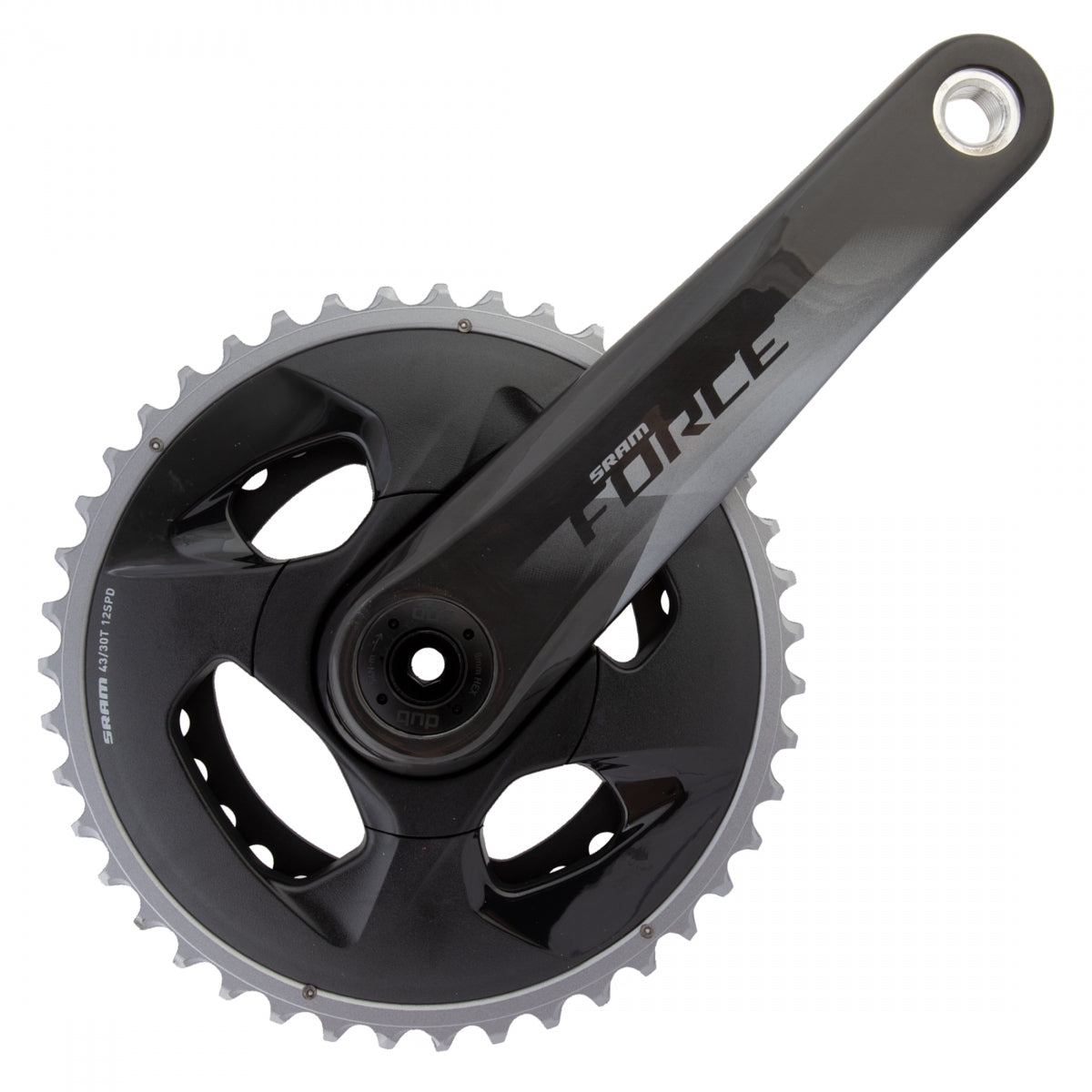 Crankset Sram Force Axs 175X43/30 Dub Wide Nobb Gloss-Crbn