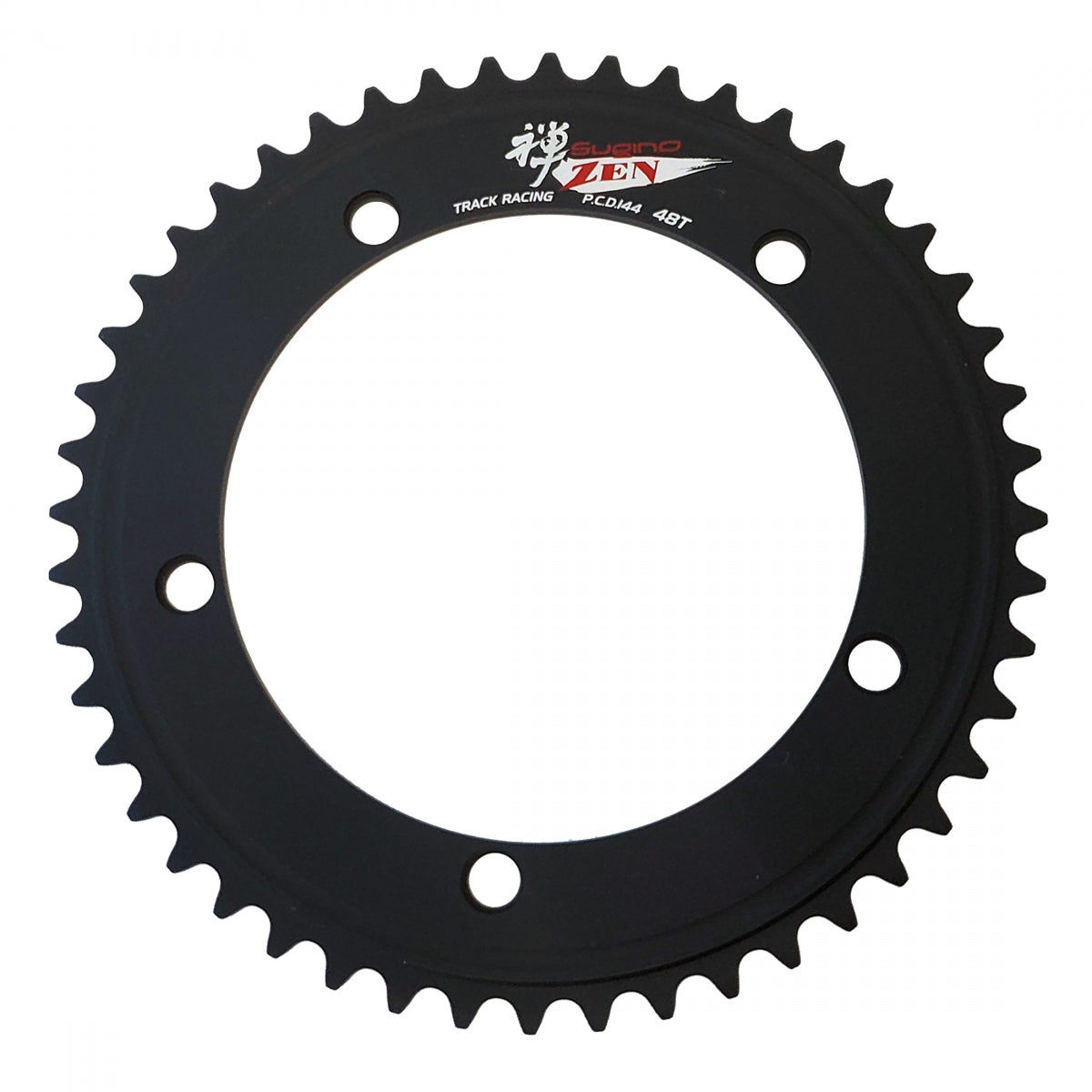 Chainring Sugino Zen Standard 48T, 144bcd, 1/8: Black