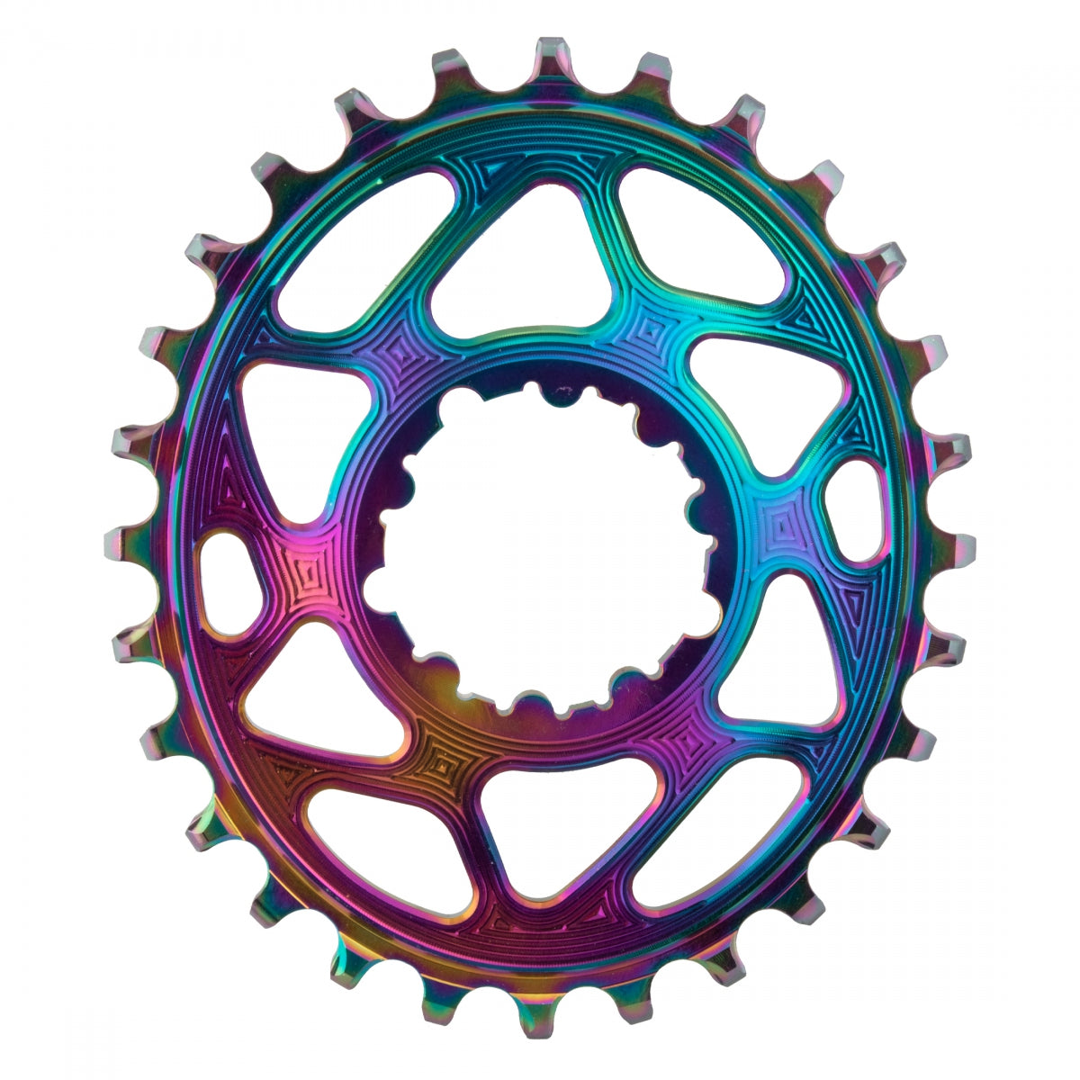 Chainring Absoluteblack Oval Direct Boost148 28T Oil-Slick