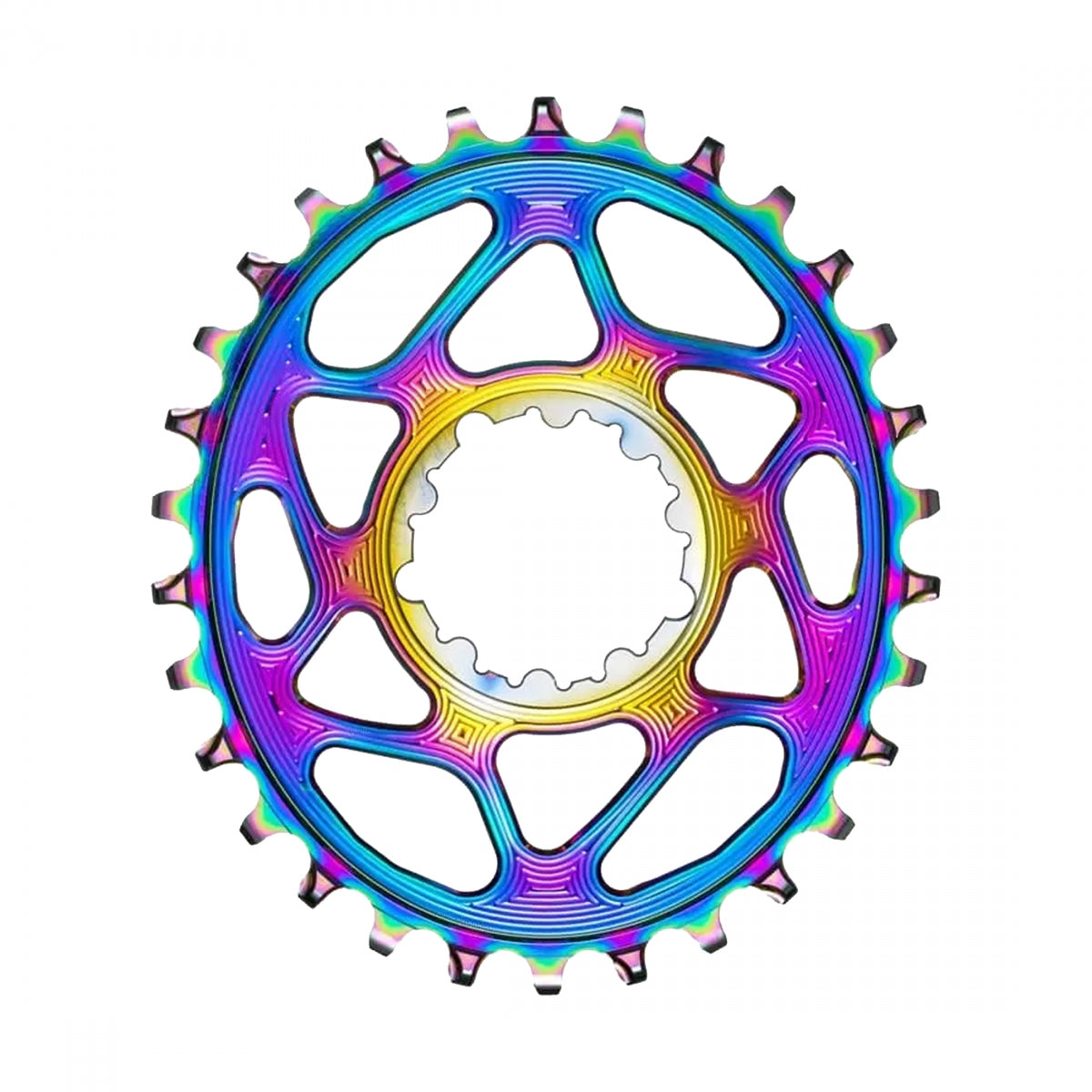 Chainring Absoluteblack Oval Direct Boost148 36T Oil-Slick