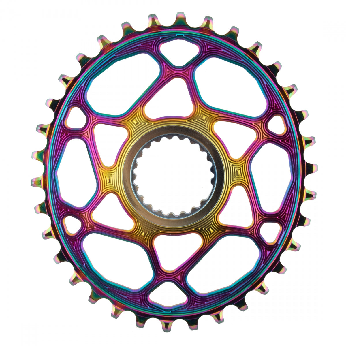 Chainring Absoluteblack Oval Direct Shi 34T Oil-Slick