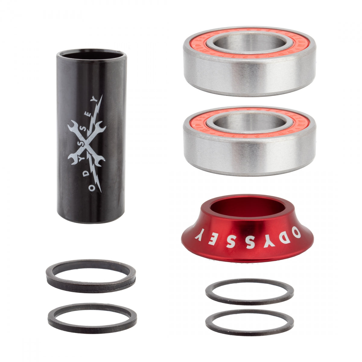 Bb Set Ody Mid C101 F/22Mm Axle Ano-Rd