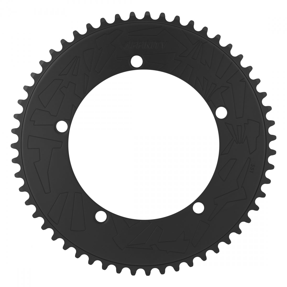 Chainring Affinity Pro 144Mm 55T Aly Hard-Ano Bk