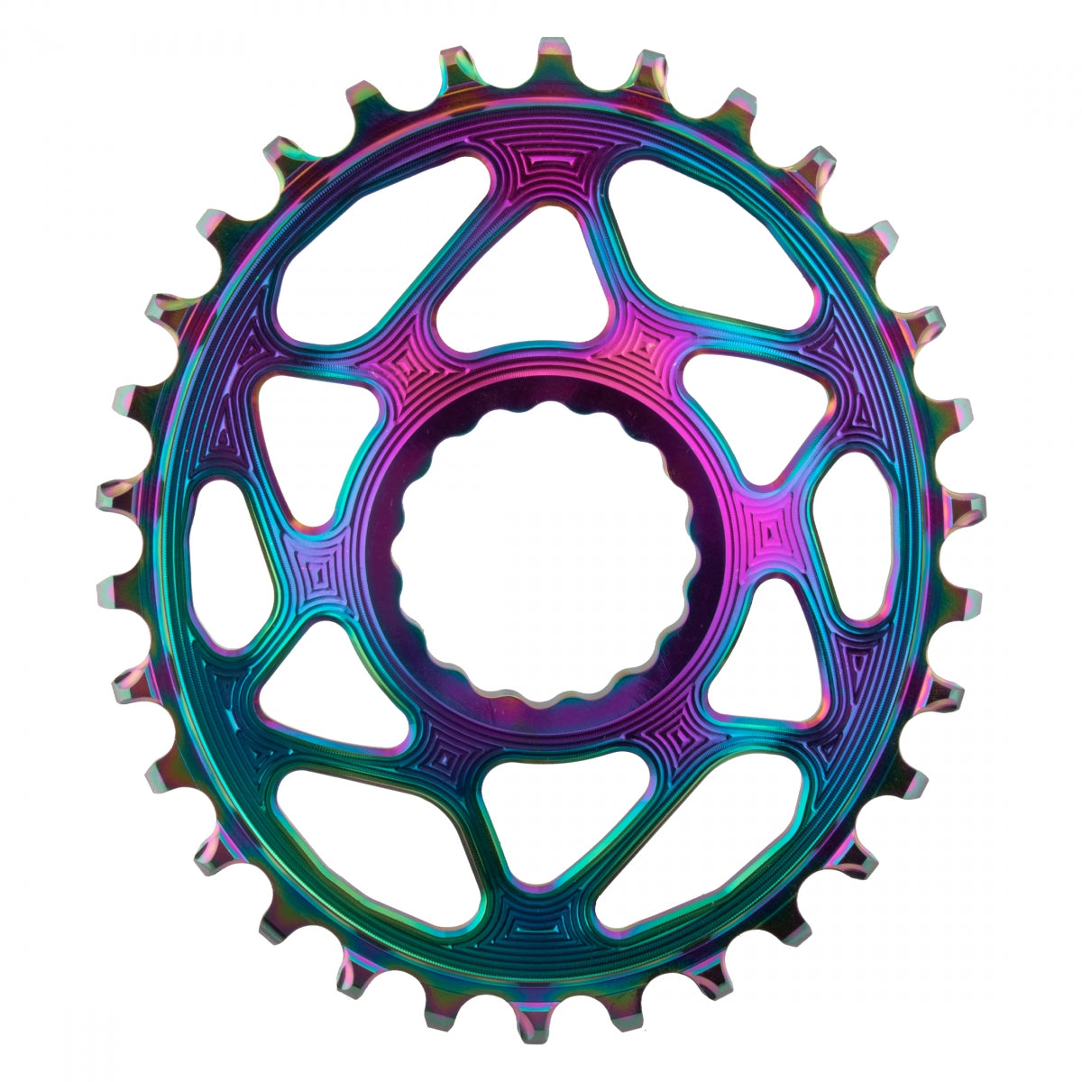 Chainring Absoluteblack Oval Direct Rf-Cinch 30T Oil-Slick