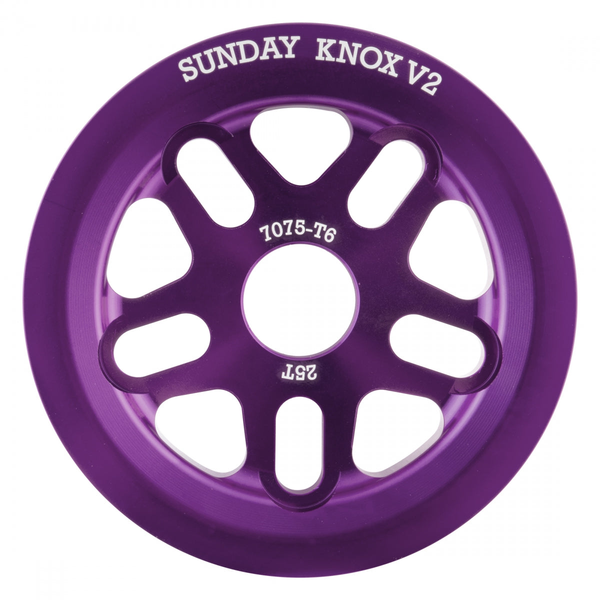 Chainring 1Pc Sunday 25T Knox V2 Ano-Pu