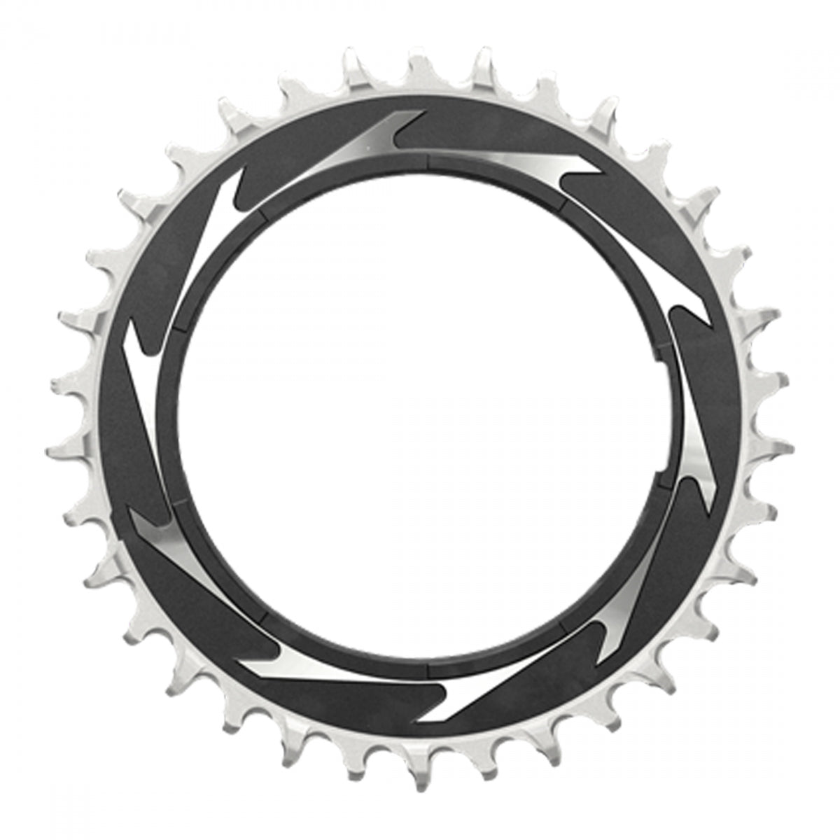 Chainring Sram 36T Powermeter Threaded Eagle 0Mm Bk/Sl Xxsl D1 T