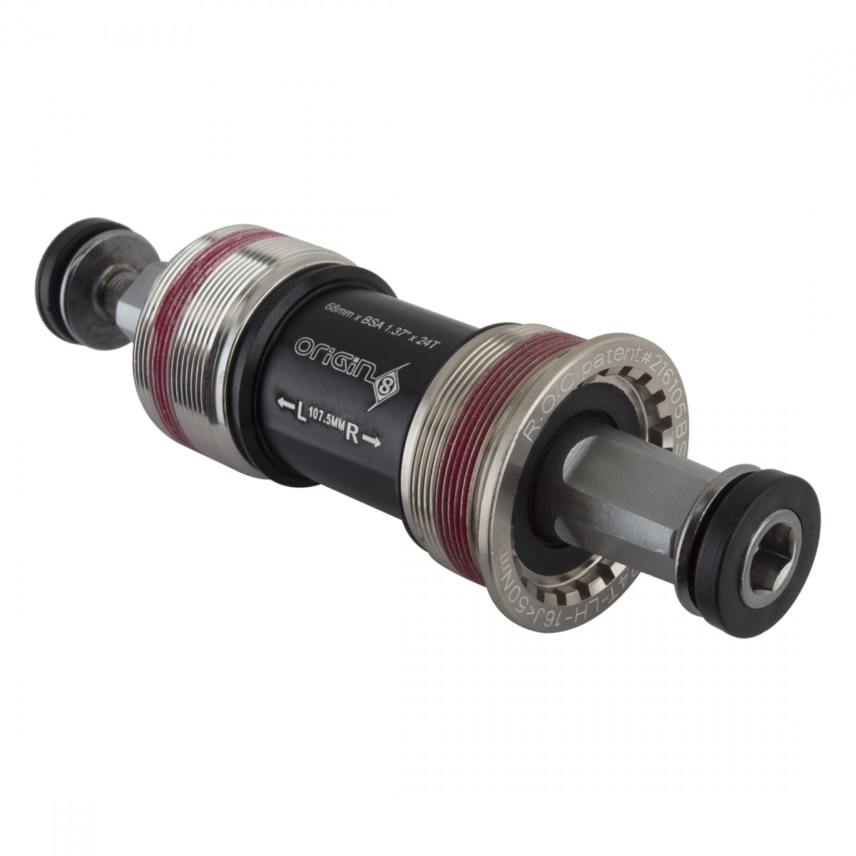 Origin8 Torqlite Set English 68 x 107.5mm Bottom Bracket BSA Square Taper 68 mm