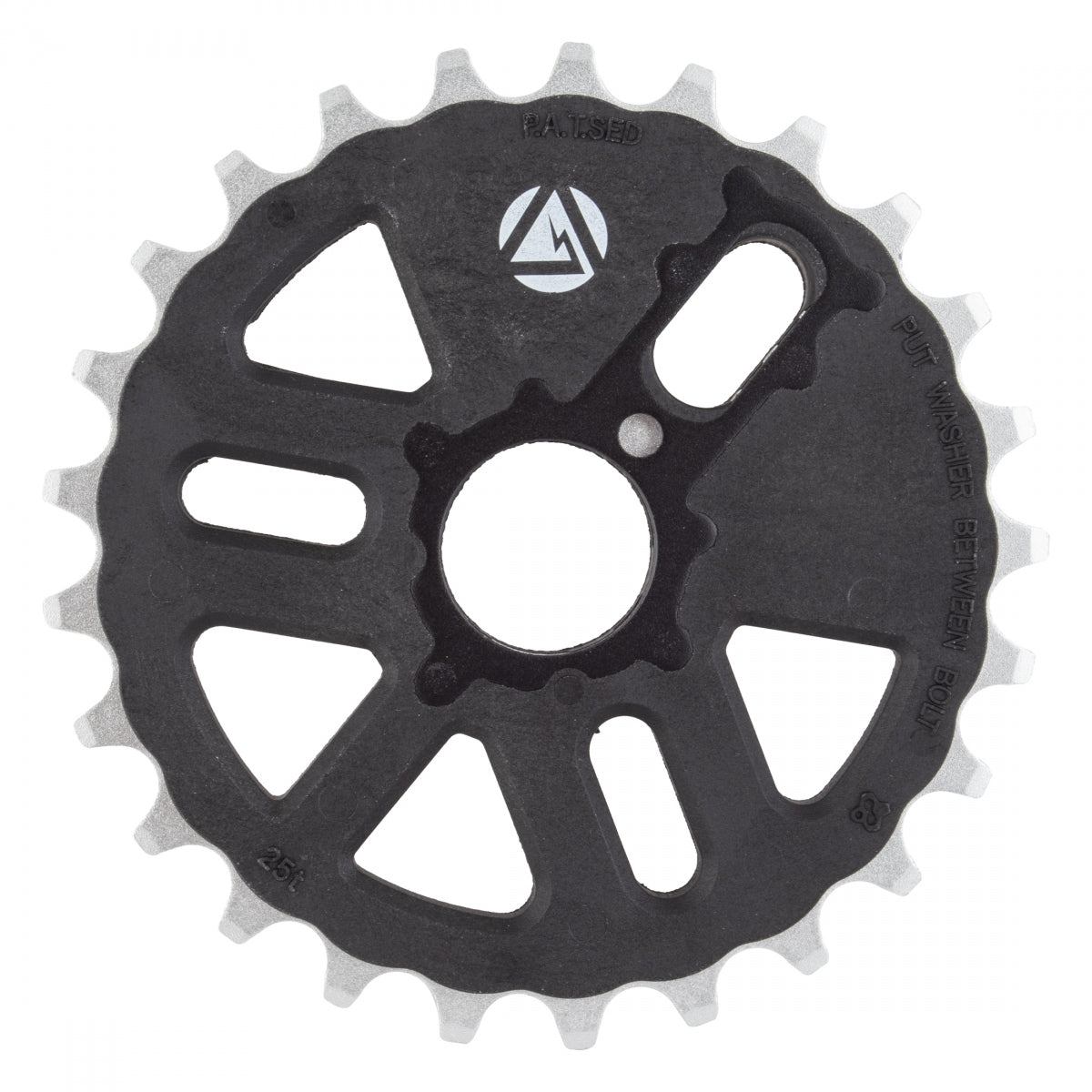 Chainring Bk-Ops 25T Micro Drive D/C Bk