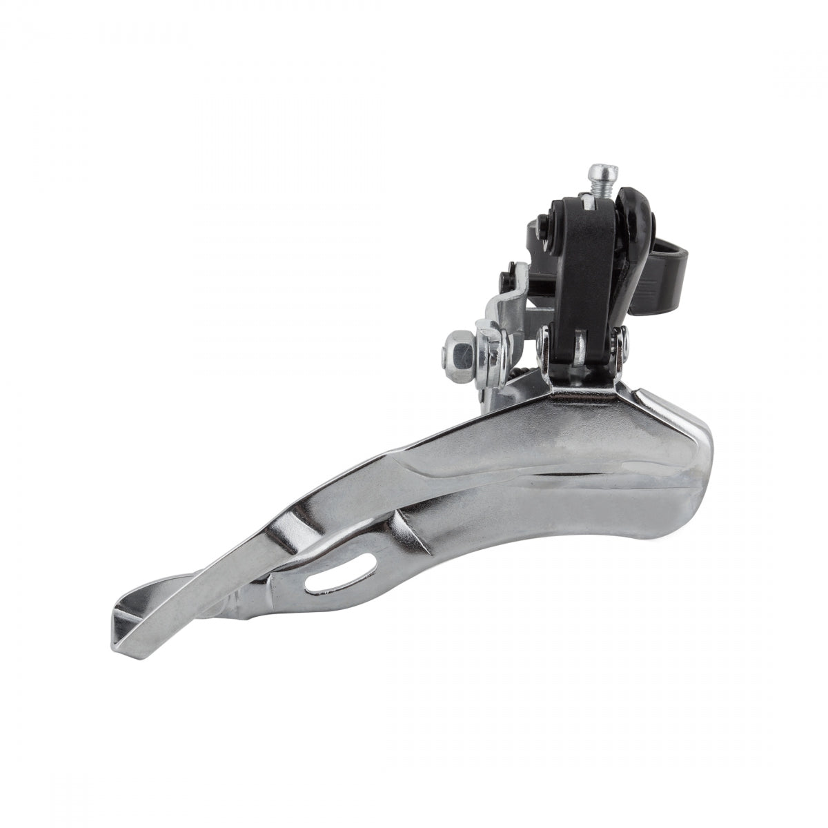 SunRace FD-M2A TP Triple Front Derailleur, 48T, 28.6-31.8, Silver/Black