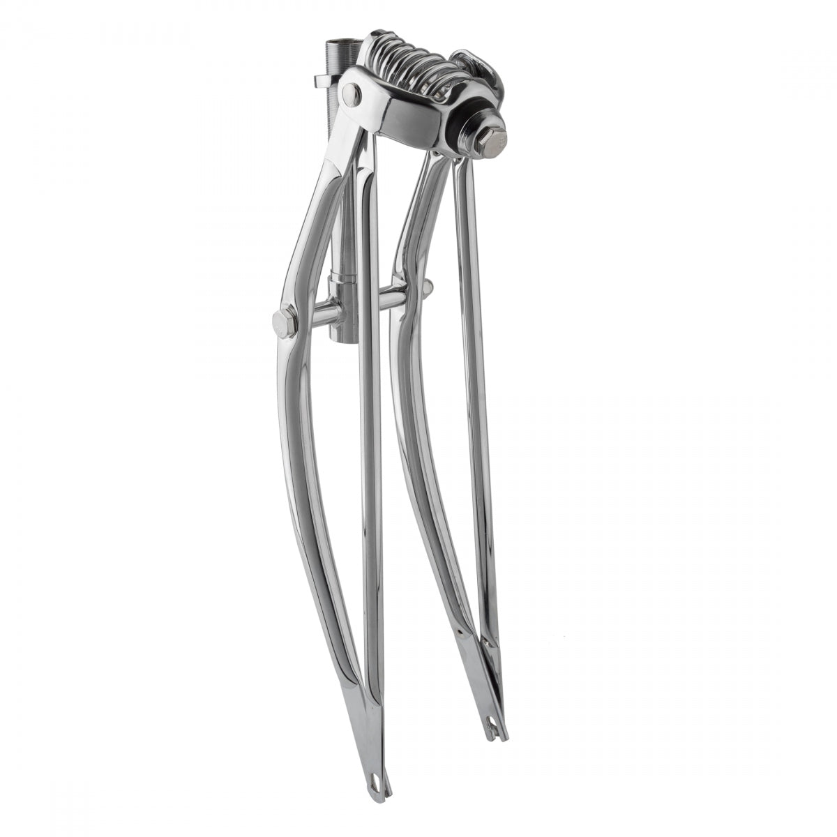 Sunlite Springer Replica Fork, 20", 148mm Steerer x 60mm Thread x 25.4 x 22.2 x 27.0mm Race Diameter, Chrome-Plated