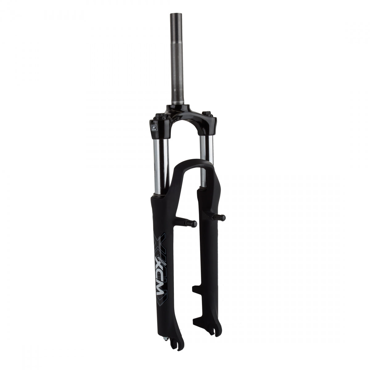 SR Suntour XCM 26" Suspension Fork with Coil Spring, 1", 180mm x 55mm, QR9, Disc/Cantilever, Matte Black
