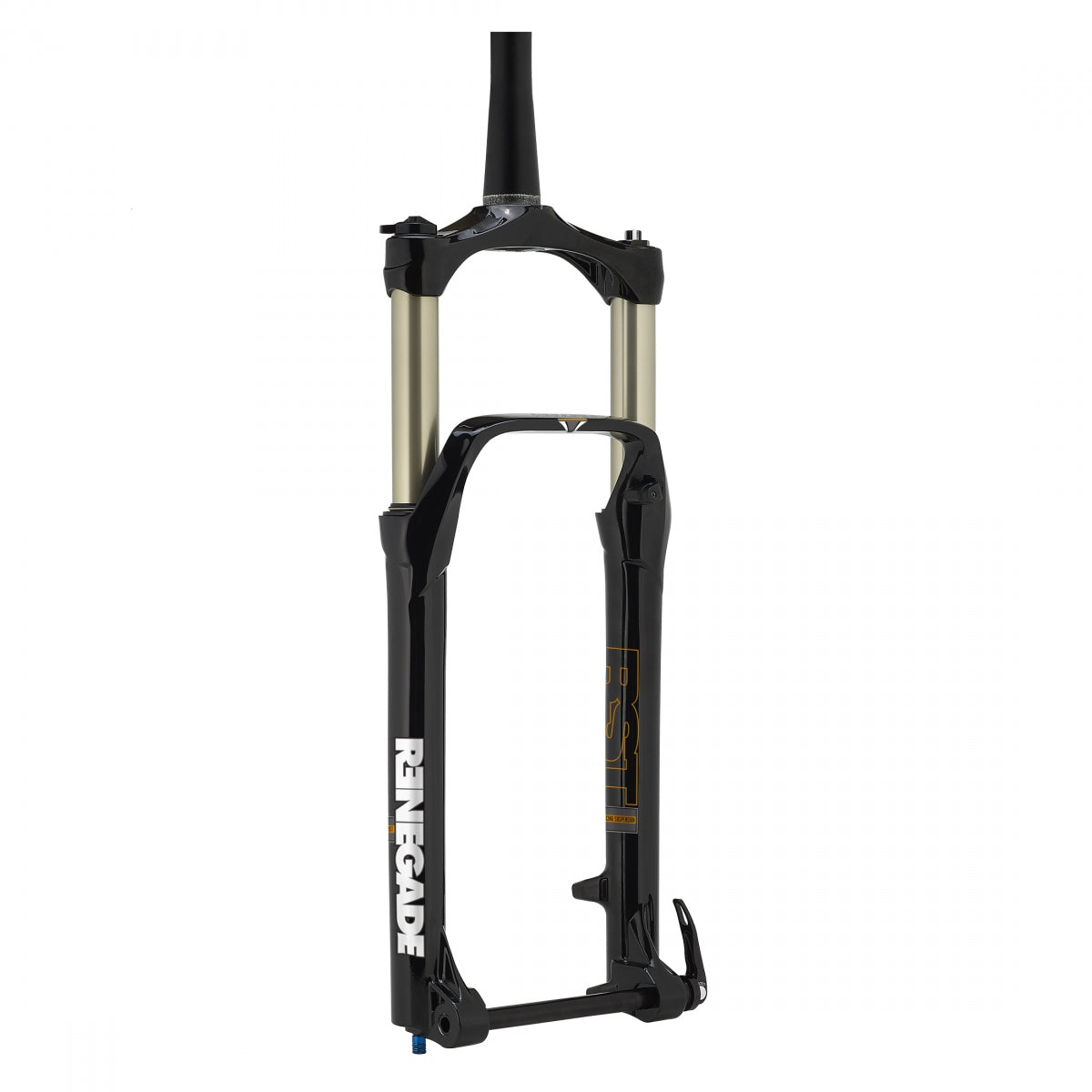 RST Renegade Fat Bike Disc Fork, Tapered Threadless, 15x150TA, 26", 1.5", Black