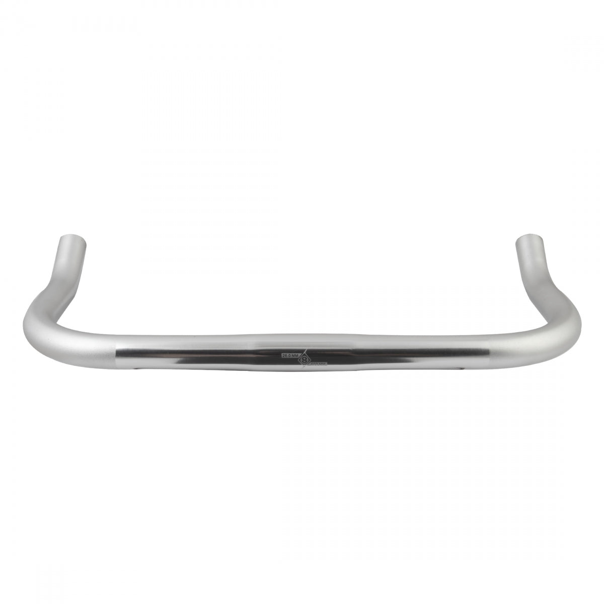 Origin8 Bullhorn Bar Bullhorn Handlebar, Silver, 26.0mm, 400mm Wide, 26.0mm, Silver, AL6061