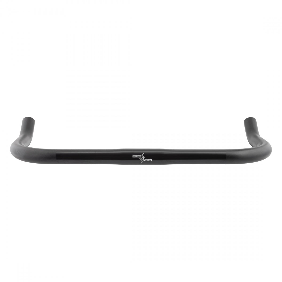 Origin8 Bullhorn Bar Bullhorn Handlebar, Black, 26.0mm, 420mm Wide, 26.0mm, Black, AL6061