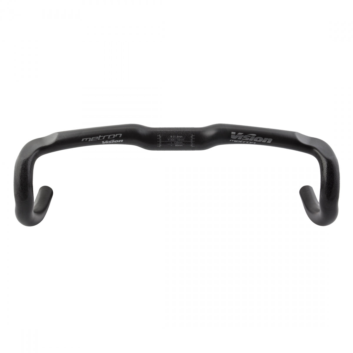 Handlebar Fsa Vision Metron 4D Compact 31.8X40 Crbn Gy