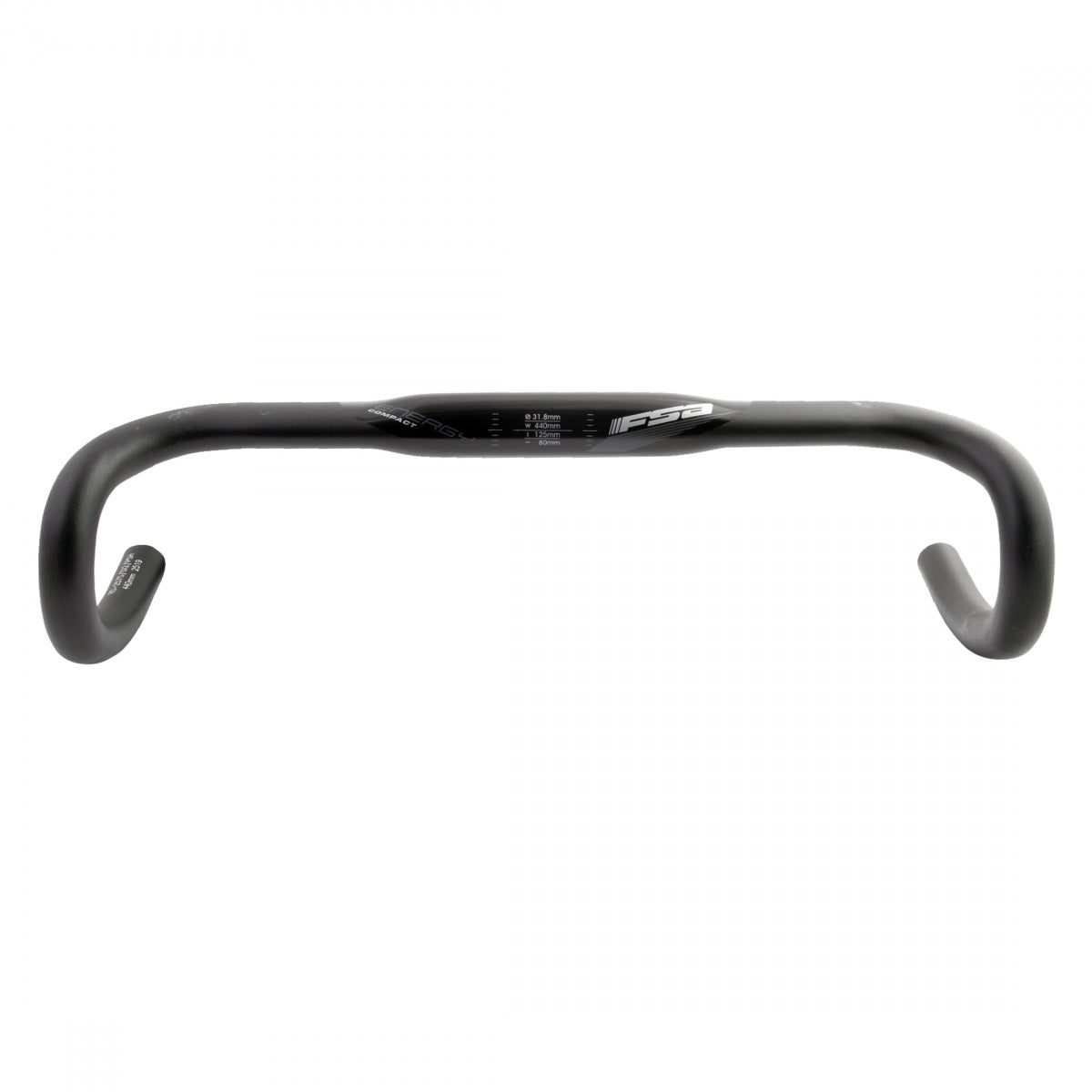Full Speed Ahead Energy Compact SCR Handlebar - 31.8 Clamp, 44cm, Black