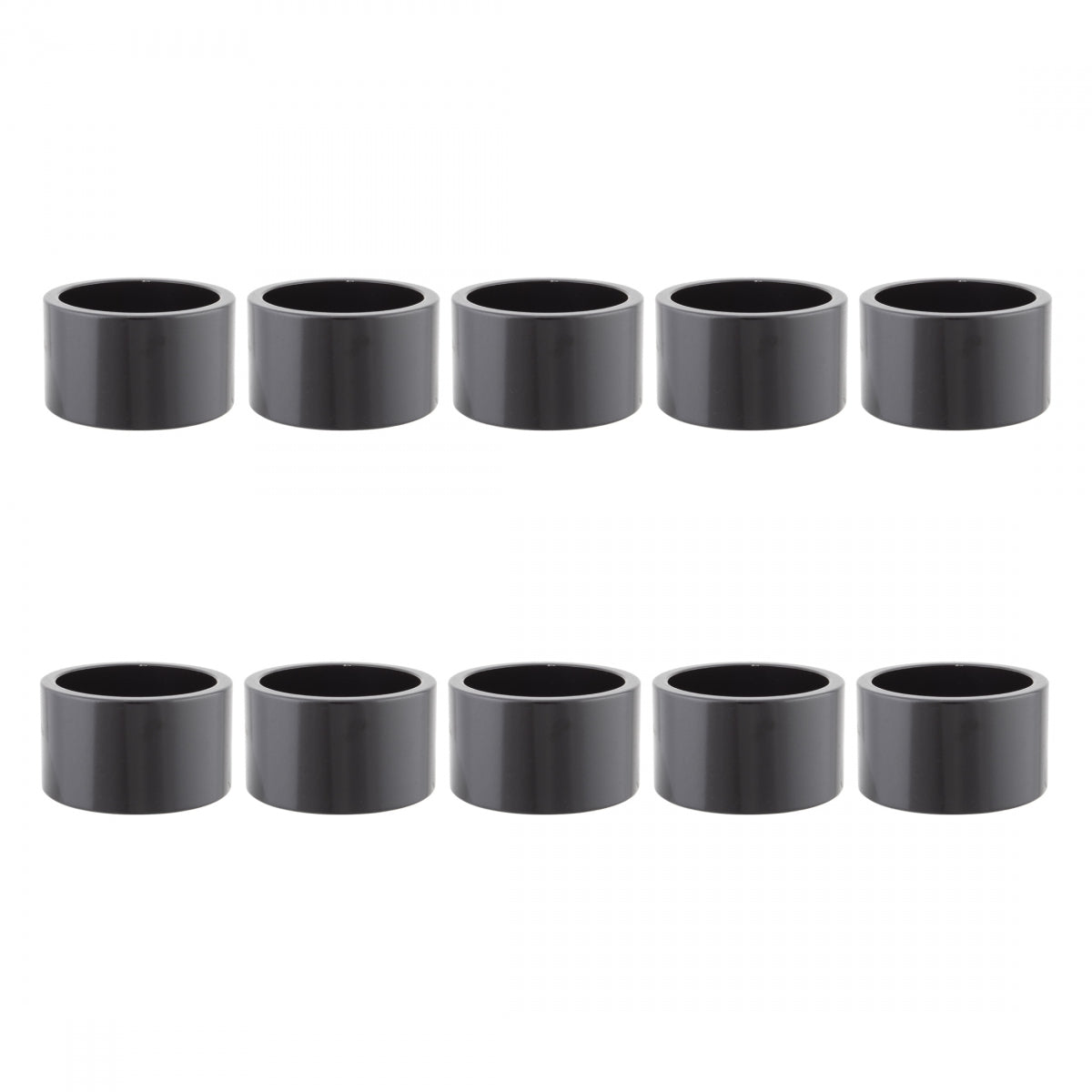 Head Part Origin8 Spacer Aly 20Mmx1-1/8 Black Jrof10