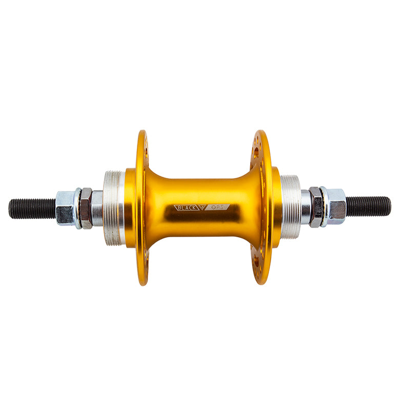 Black Ops DW1.1 Gold 26" BMX Wheelset MX1100 Sealed Bearing Hubs 36h 100-110 3/8 Axle