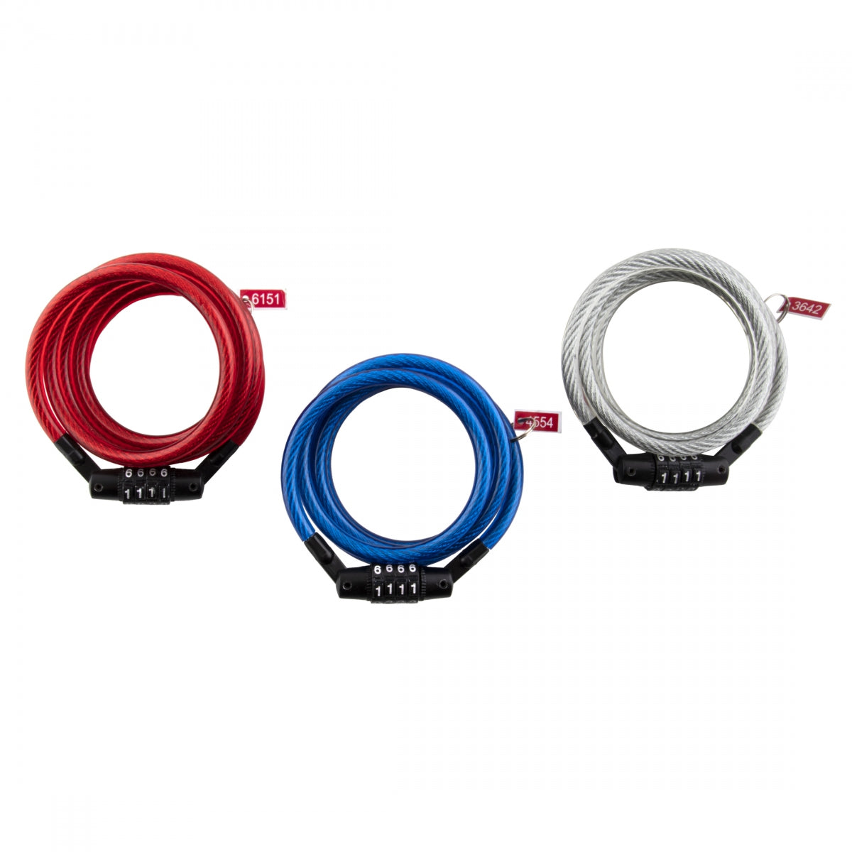 Kryptonite KryptoFlex Keeper 712 4-Digit Combo Cable Lock: 4' x 7mm: Assorted Colors