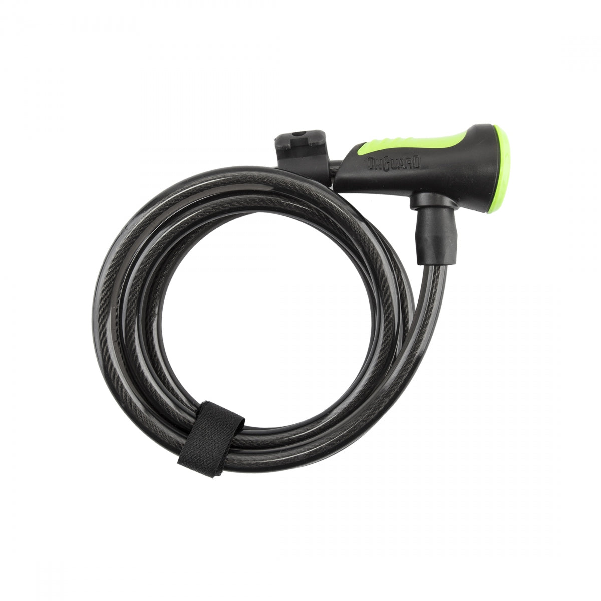 Lock Og Cbl 8157 Neon Key Coil 6Fx10Mm W/Brkt Gn