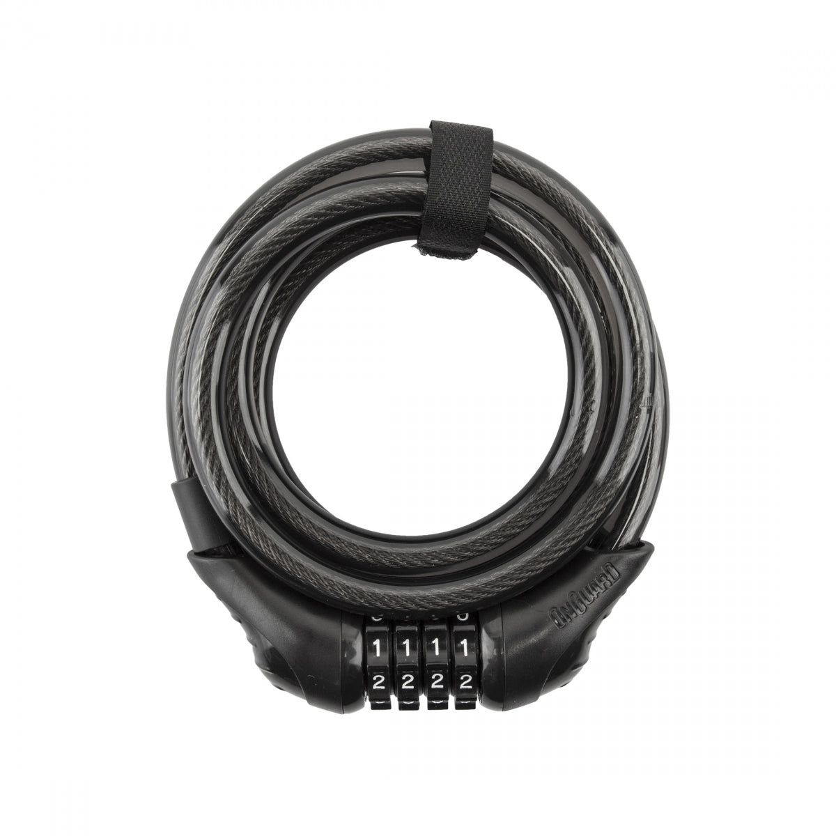Lock Og Cbl 8159 Neon Combo Coil 6Fx12Mm W/Brkt Black