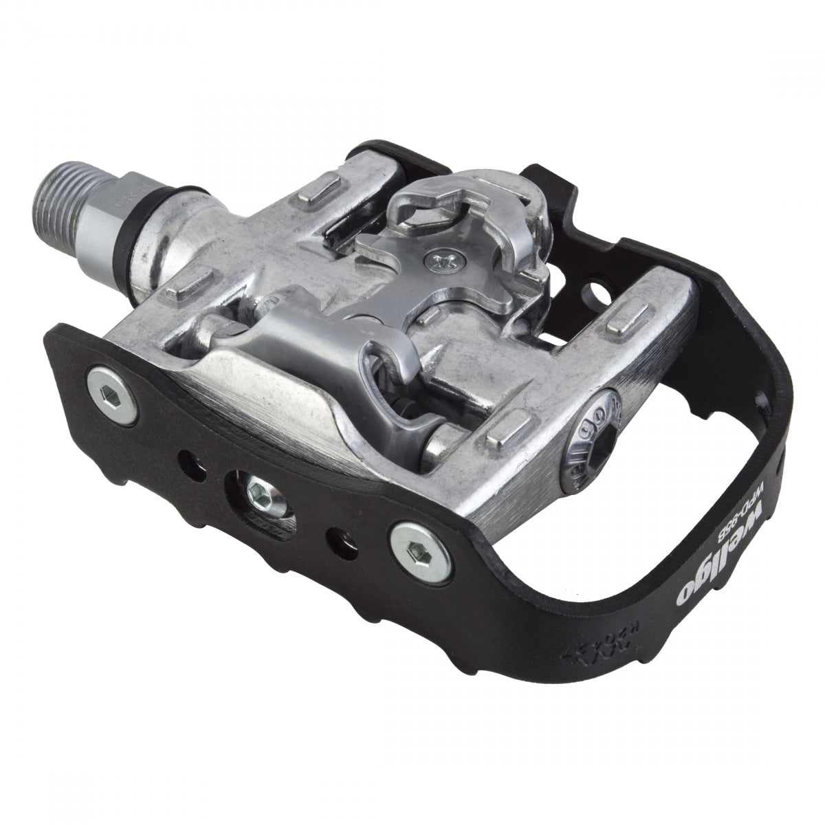 Pedals Wellgo Mtb 95B 1-Side Clples Sl/ Black 9/16
