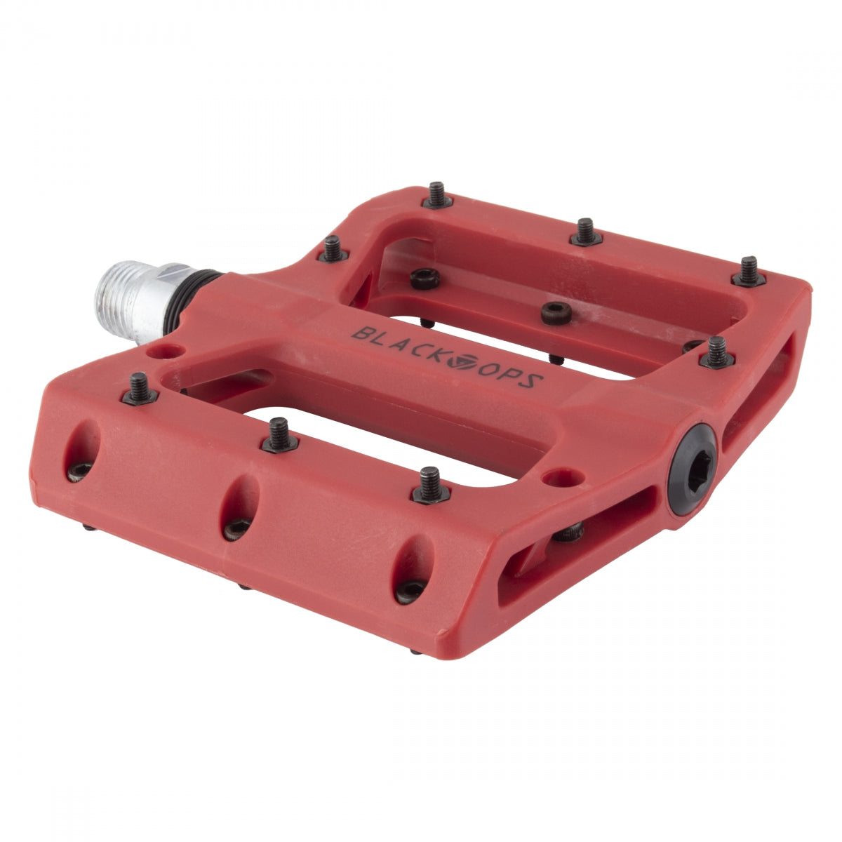 Black Ops Nylo Pro Ii Clipless Pedals 9/16" Red