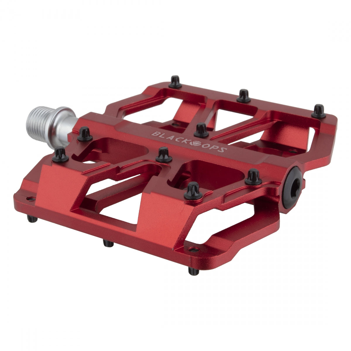 Black Ops Trail Rat Allloy Clipless Pedals 9/16" Red
