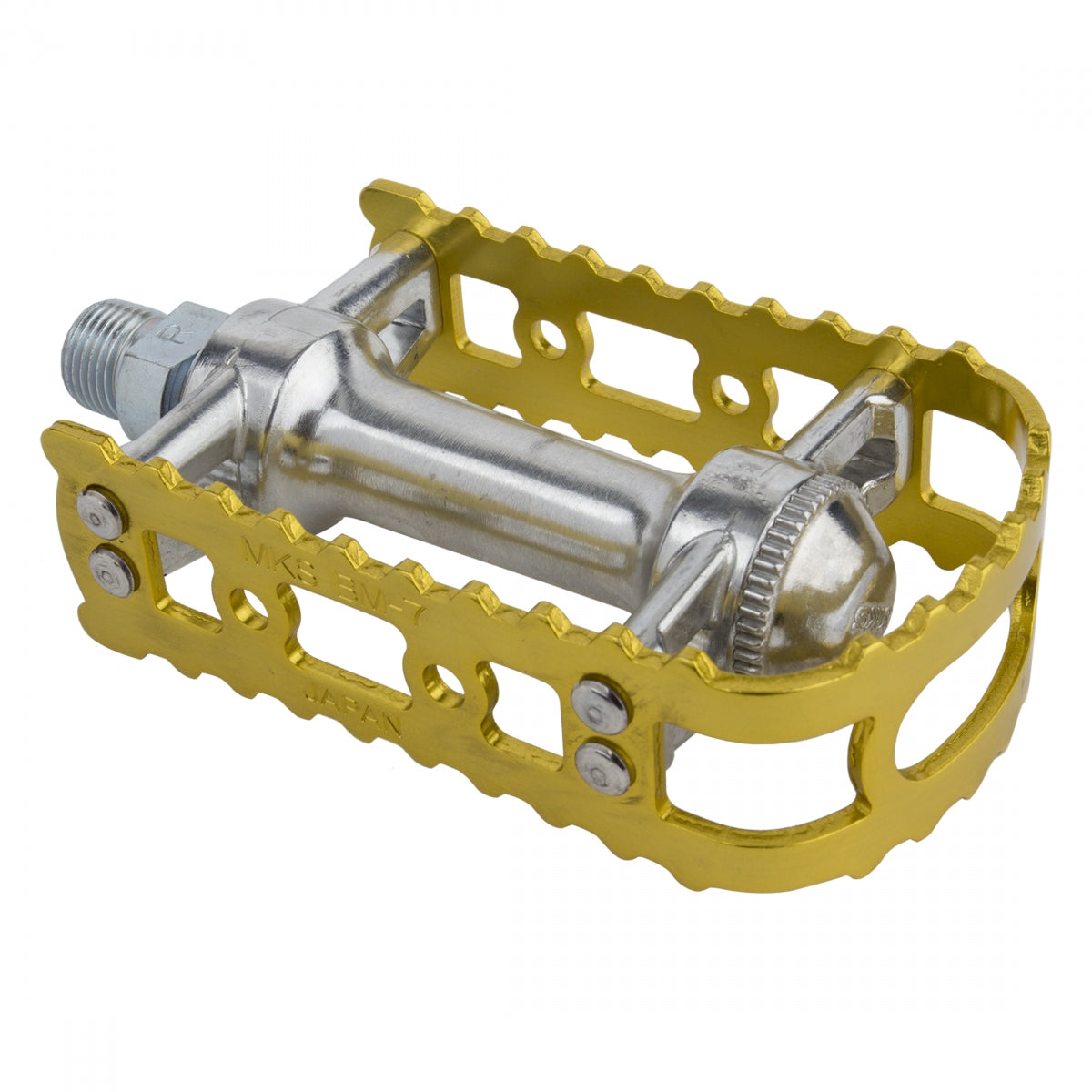mks bicycle pedals Mks BM-7 BMX Pedals Gold