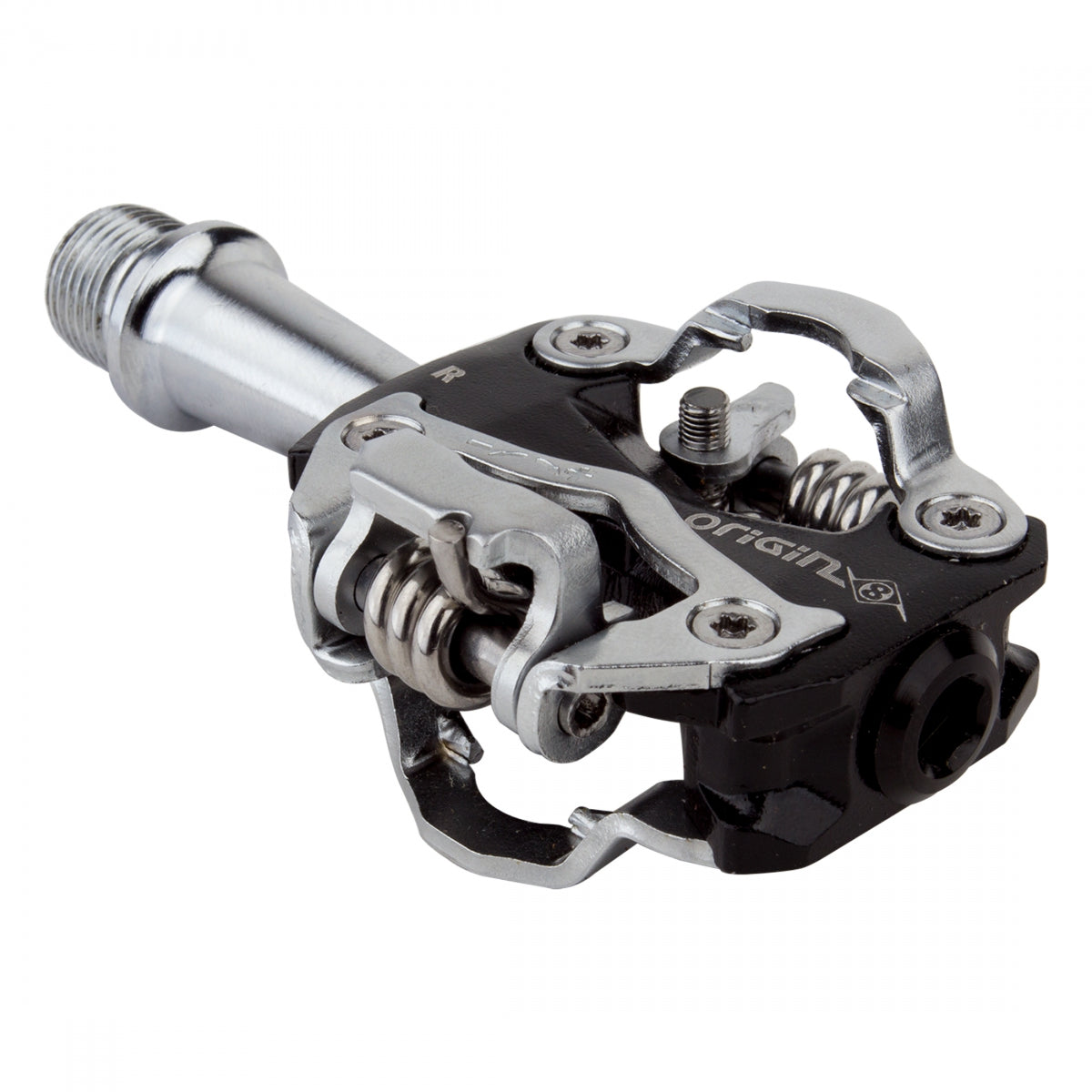 Origin8 Dbl Clipless Pedals 9/16" with Cleats Black