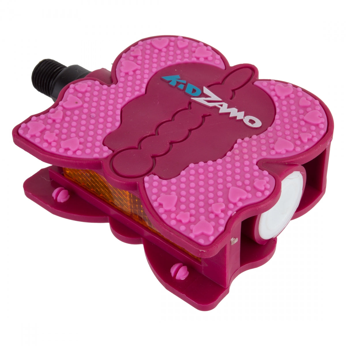 Kidzamo Juvenile Plastic Pk Lucille Clipless Pedals 1/2" Pink