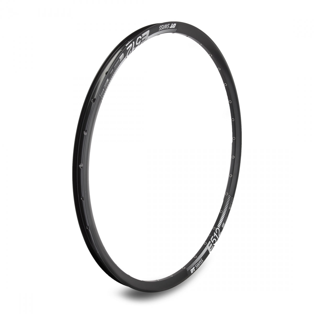 DT Swiss Dt 27.5 E512 27.5 in Bicycle Rim Black 32H Disc Brake