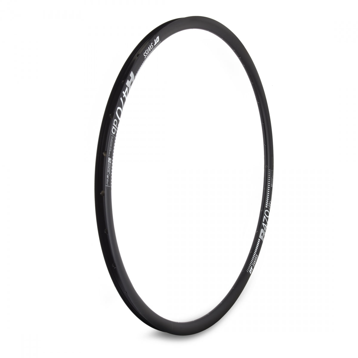 DT Swiss Dt 700 R470 700C Bicycle Rim Black 32H Disc Brake