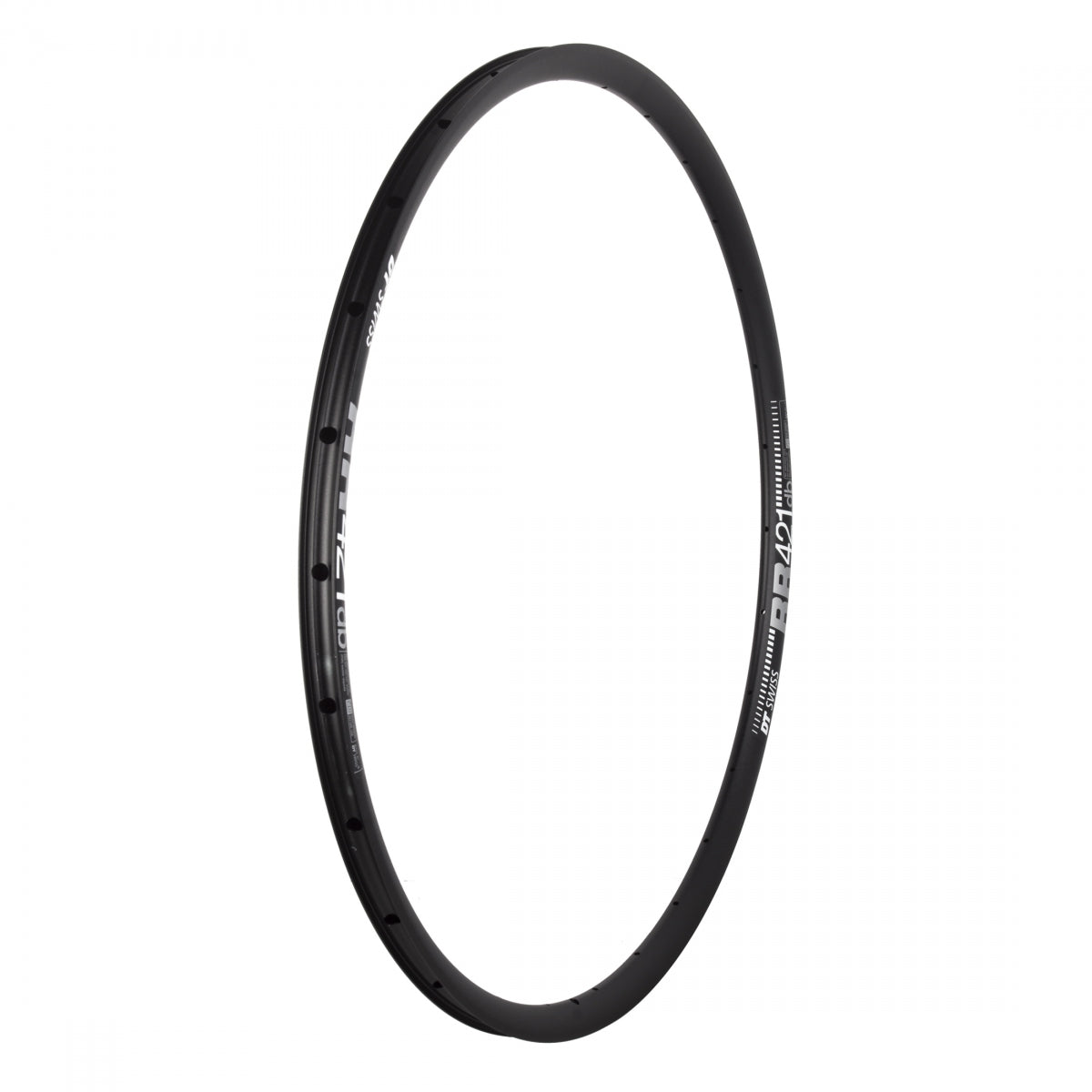 DT Swiss Dt 700 Rr421 Tbls 700C Bicycle Rim Black Disc Brake