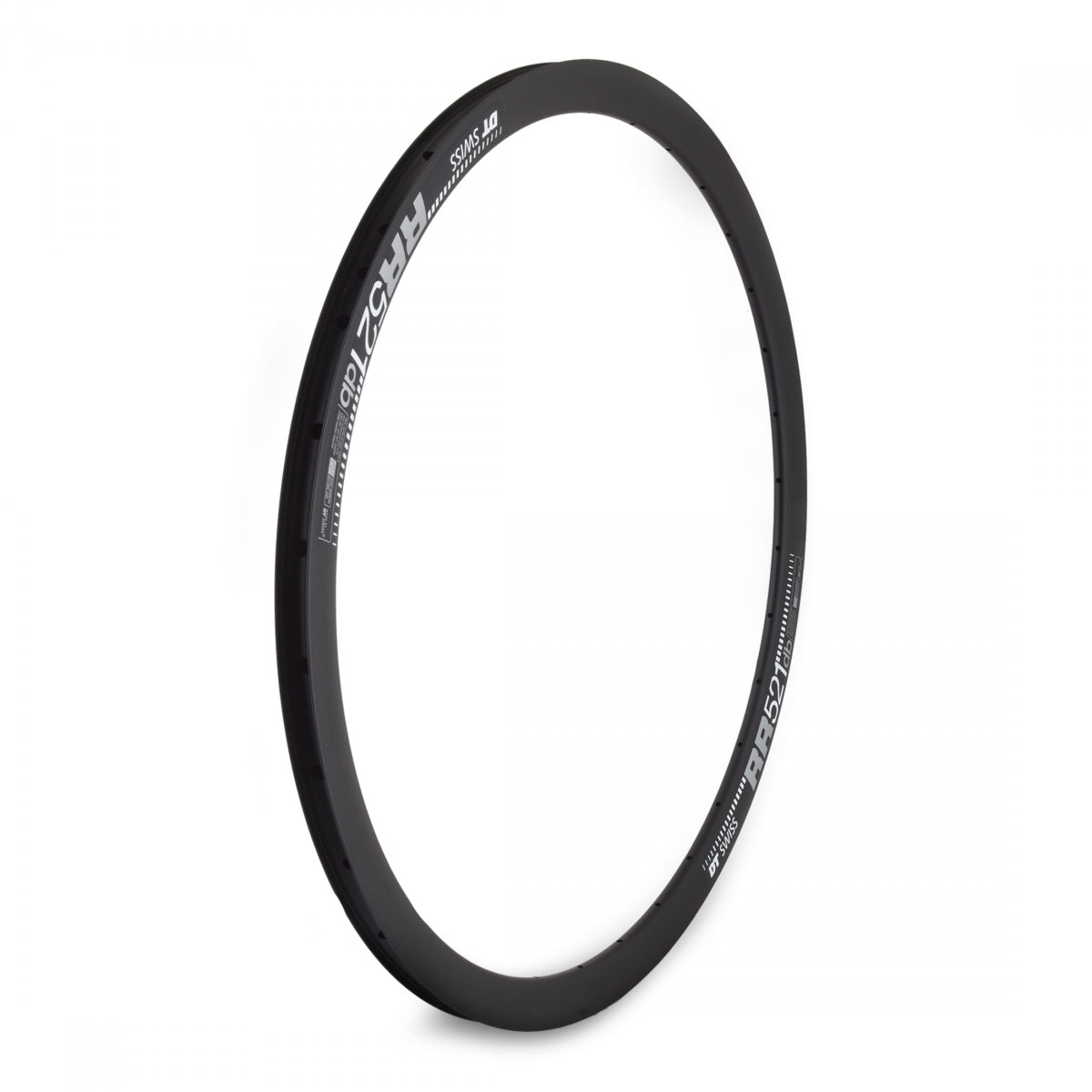 DT Swiss Dt 700 Rr521 Tbls 700C Bicycle Rim Black 32H Disc Brake