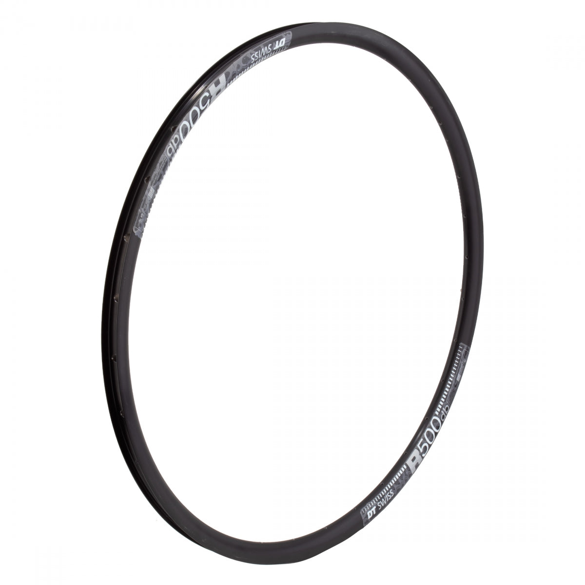 DT Swiss Dt 700C R500 Sleeved 700C Bicycle Rim Black 32H Disc Brake