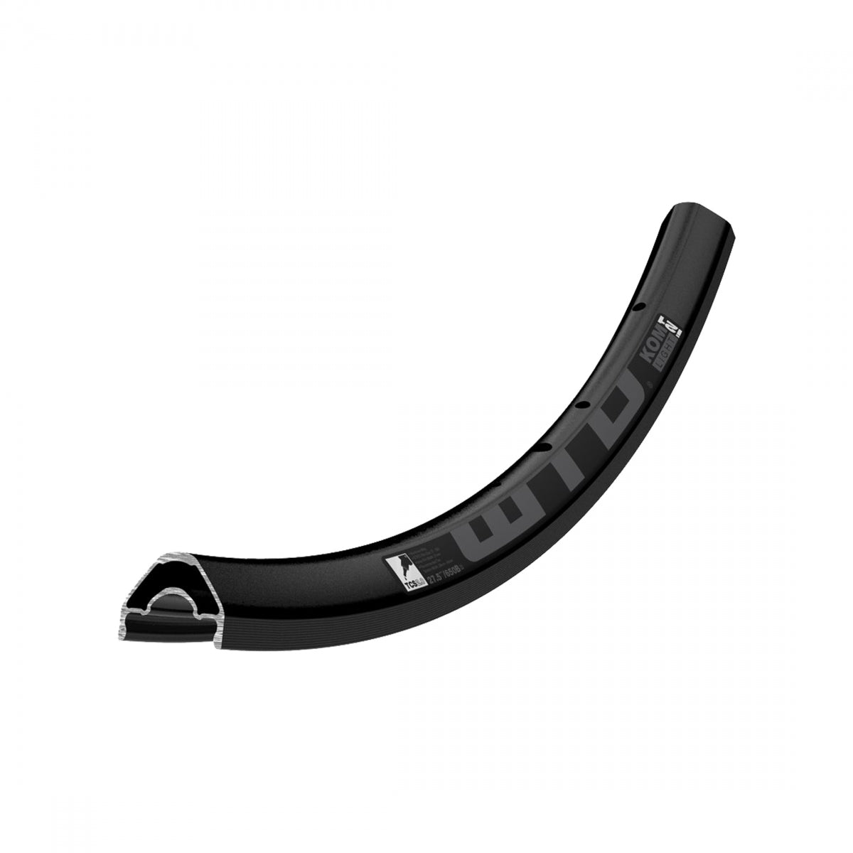Wtb KOM Light 700C Bicycle Rim Black 32H Disc Brake