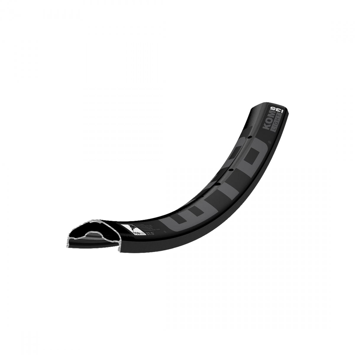 Wtb KOM Tough 700C Bicycle Rim Black 32H Disc Brake