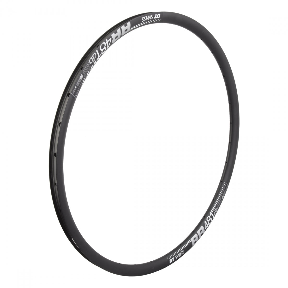 DT Swiss Dt 29 Rr481 Tbls 700C Bicycle Rim Black 32H Disc Brake