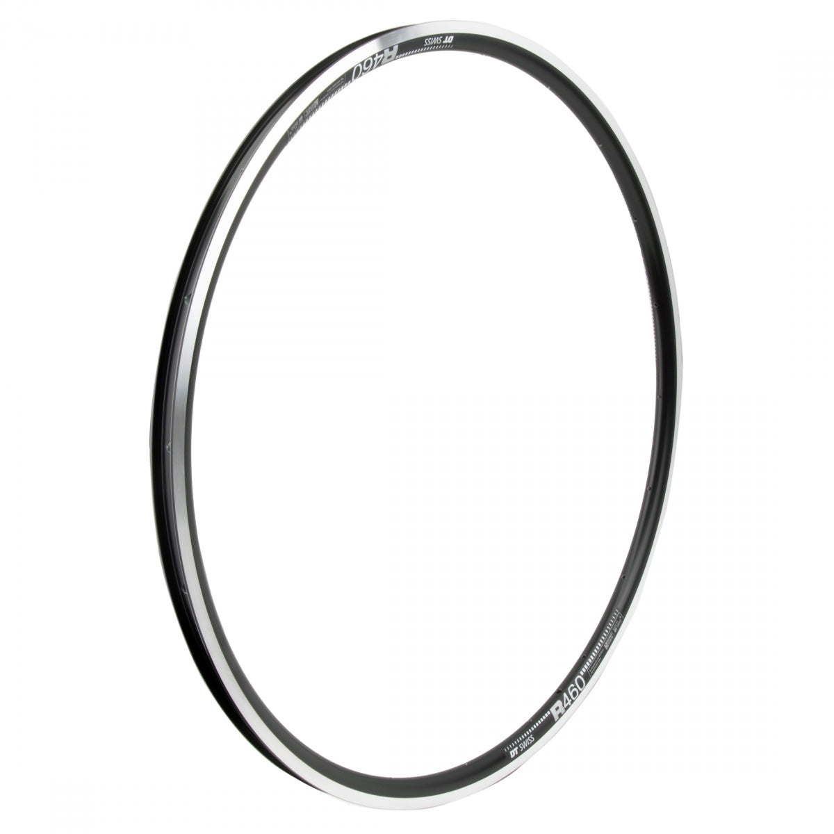 DT Swiss Dt Swiss 700C R460 700C Bicycle Rim Black 20H Rim Brake