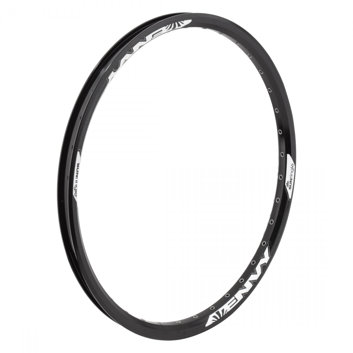 Sun Ringle Envy-Ft 20 in Bicycle Rim Black 28H Disc Brake