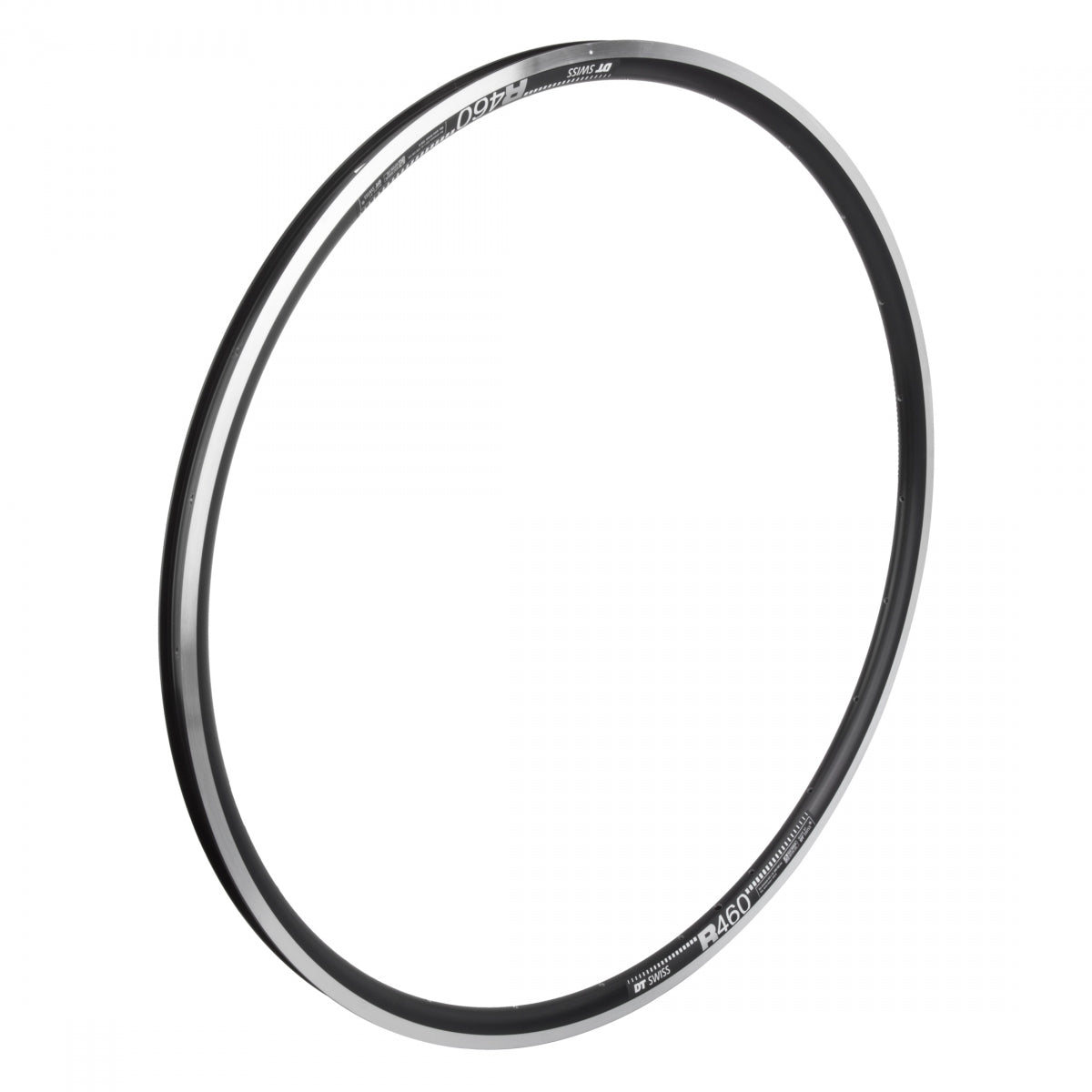 DT Swiss Dt 700C R460 700C Bicycle Rim Black Rim Brake
