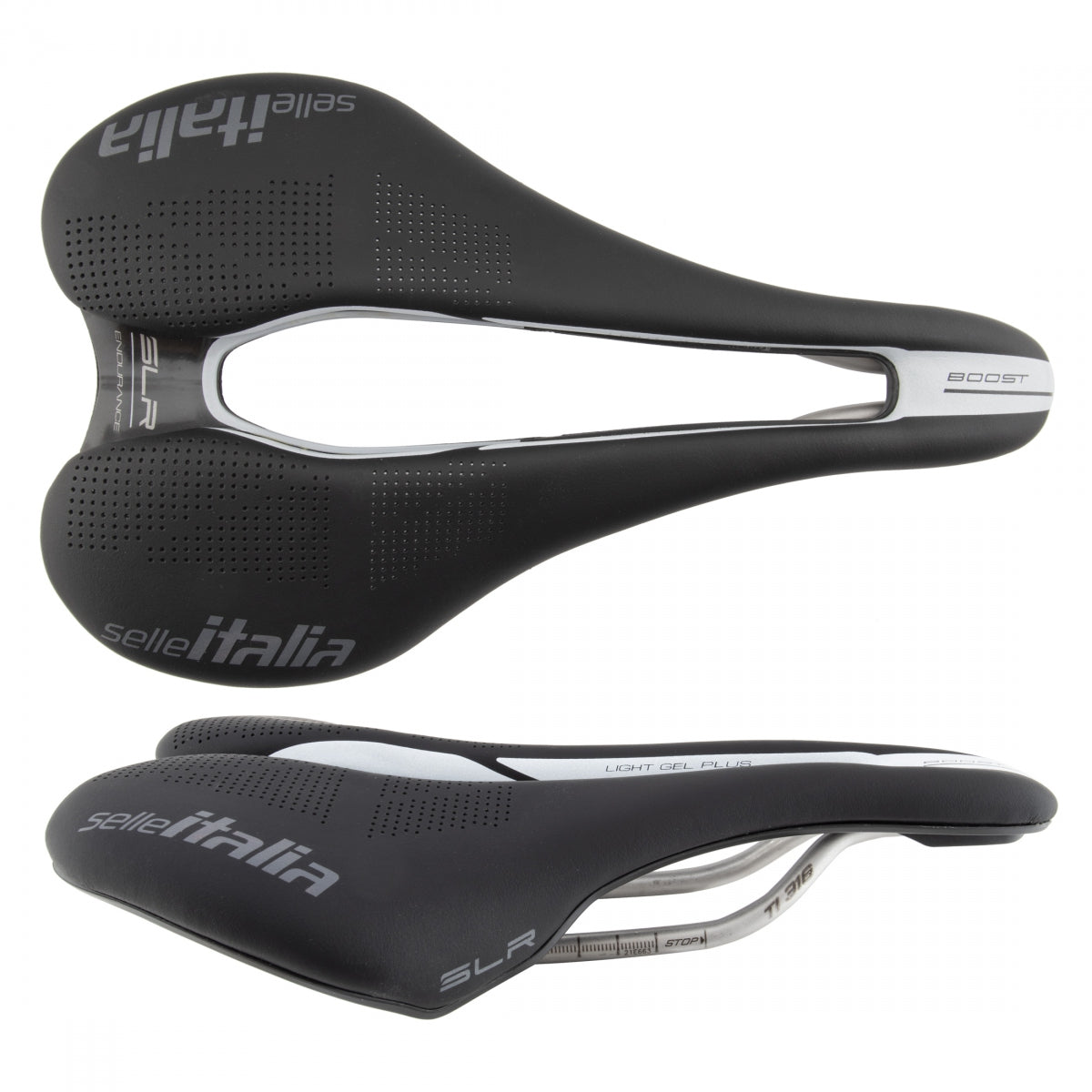 Selle Italia S I Slr Boost Endurance Ti 316 Superflow L Comfort Saddle Black