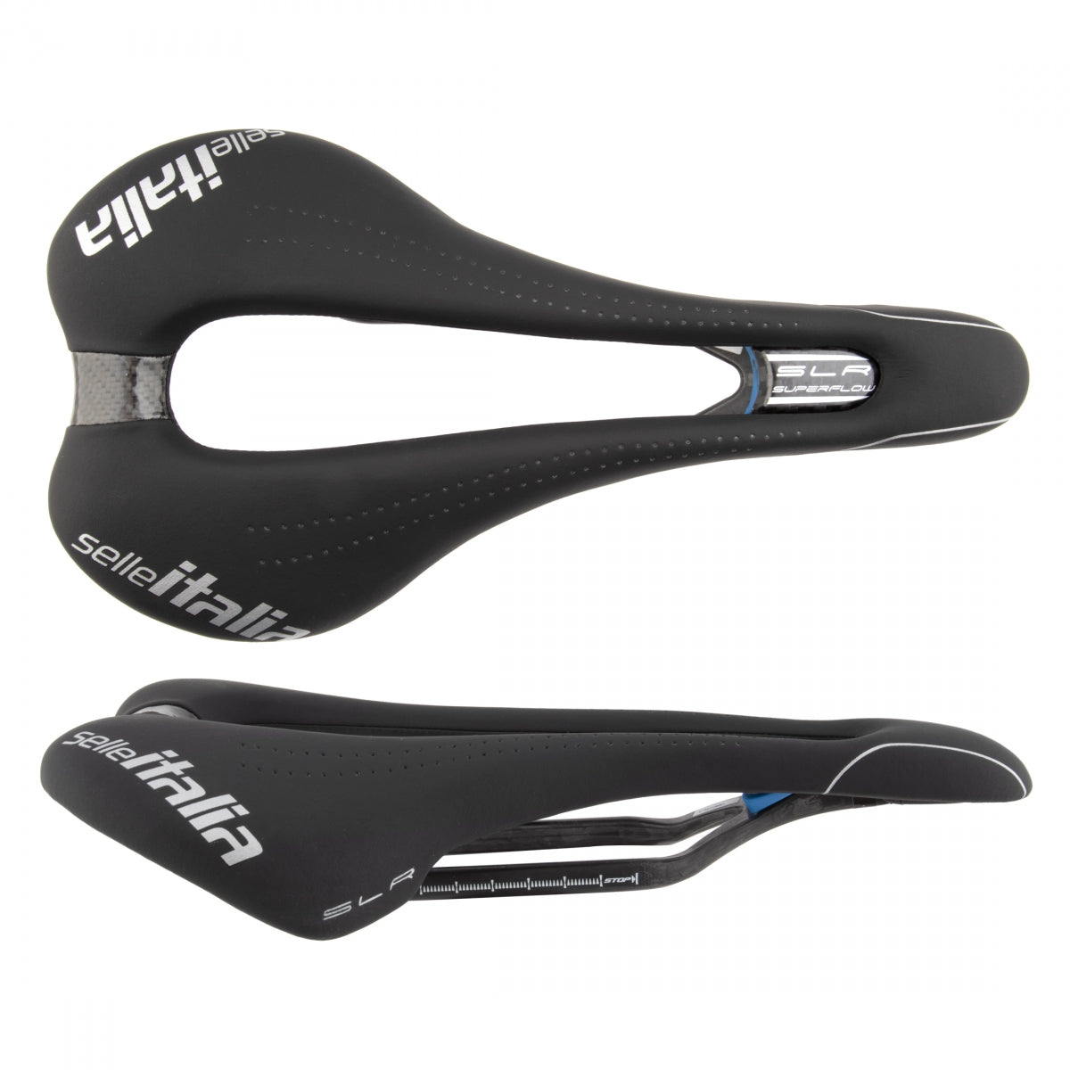 Selle Italia S I Slr Kit Carbonio Superflow L 131mm Carbon Rail Saddle Black