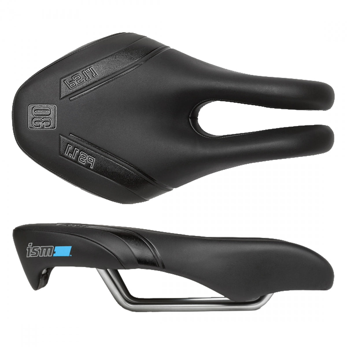 ISM Ps 1.1 Comfort CrMo Rail Saddle Black/Orange