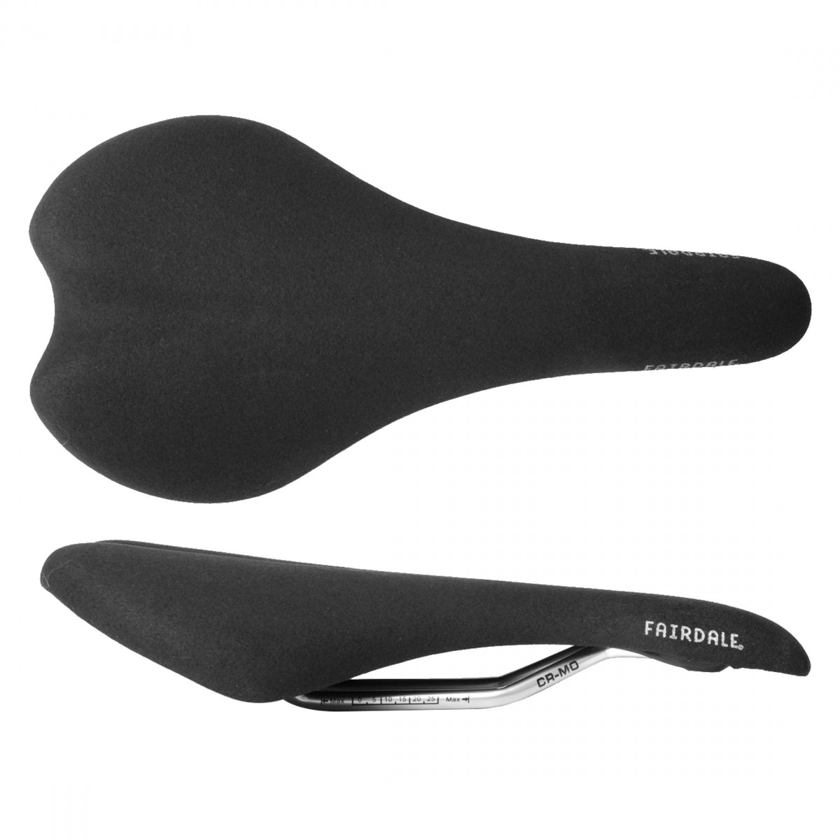 Fairdale Race Microtex Road CrMo Rail Saddle Black