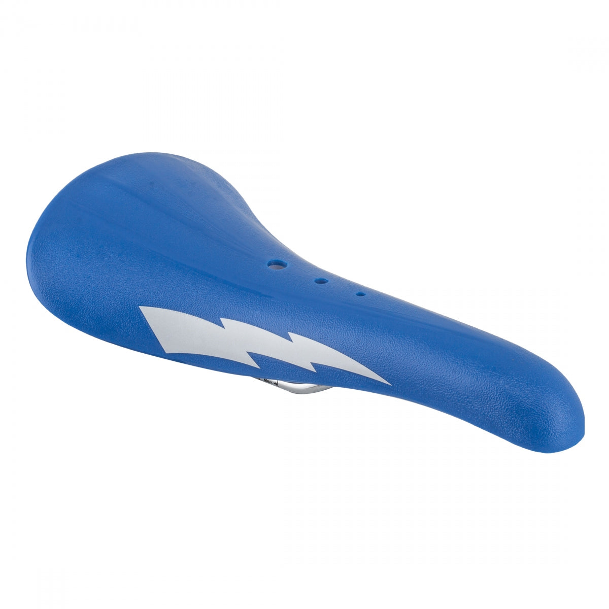 SE Bikes Lightning Blitz Bu Wh BMX 135mm Steel Rail Saddle Blue/White/Orange