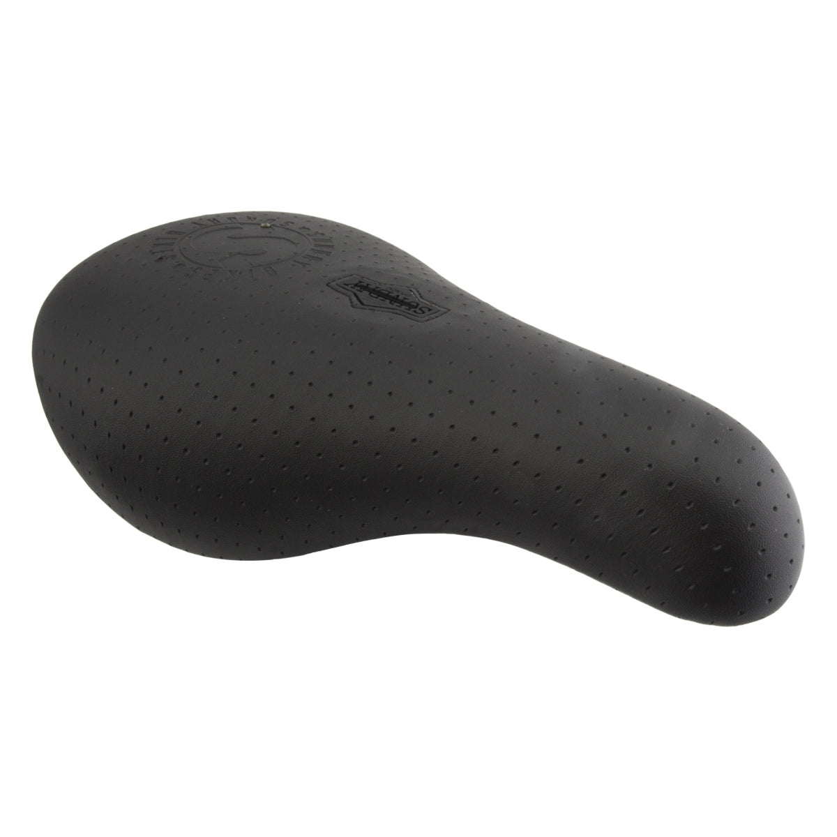 Sunday Mx Pivotal S-Badge Perforated BMX Saddle Black/Orange