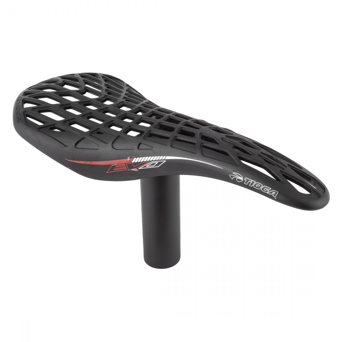 Saddle Tioga D-Spyder Evo Carbon W/Post 27.2X78Mm Black